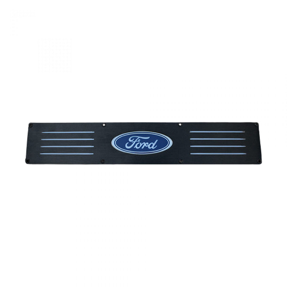 Ford F150 09-14 & SVT Raptor 10-14 Illuminated Door Sill Black Finish Red Illumination