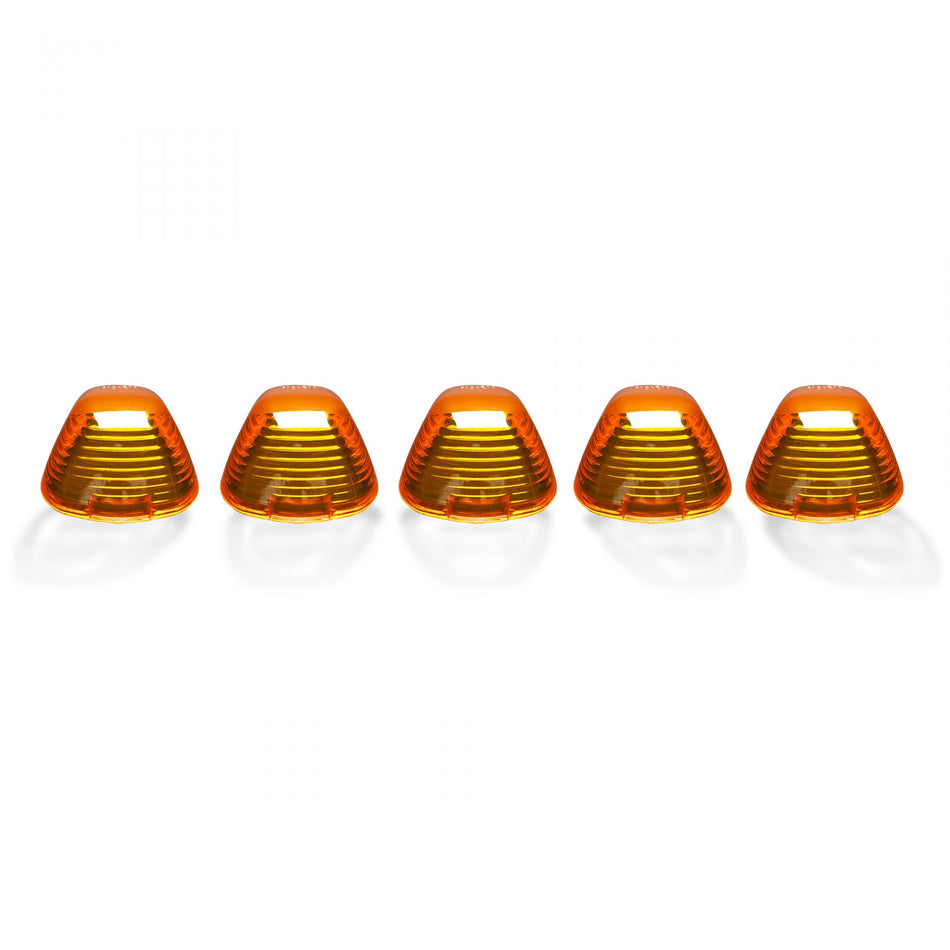 Ford Super Duty 99-16 5 Piece Cab Lights Xenon Bulbs Amber Lens in Amber