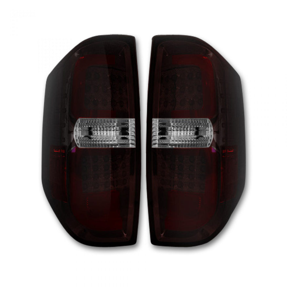Toyota Tundra 14-19 LED Tail Lights in Dark Red Smoked