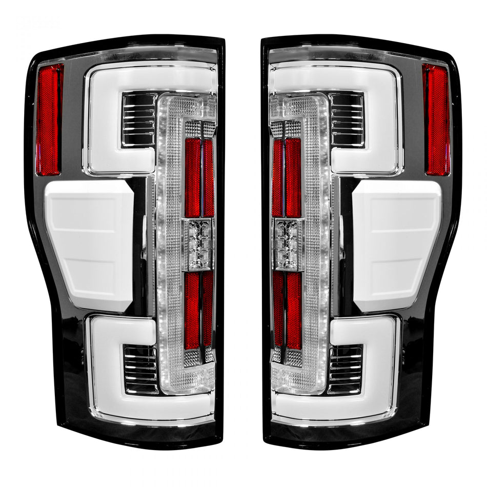 Ford Super Duty F250/350/450/550 17-19 Tail Lights OLED Clear