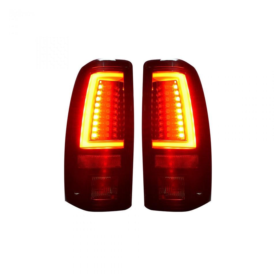 Chevy Silverado &amp; GMC Sierra 99-07 Tail Lights OLED in Smoked