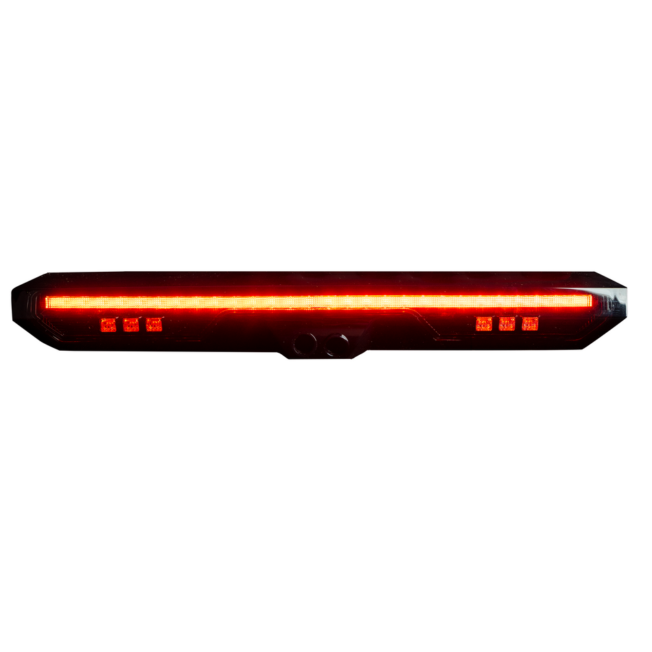 GMC Sierra 1500 19-24 & Chevy Silverado 1500 19-24 (4th GEN) - ULTRA HIGH POWER Red LED 3rd Brake Light w/ ULTRA HIGH POWER CREE XML White LED Cargo Lights (Replaces LED 3rd Brake Light with 2 Cargo Bed Cameras - Smoked Lens